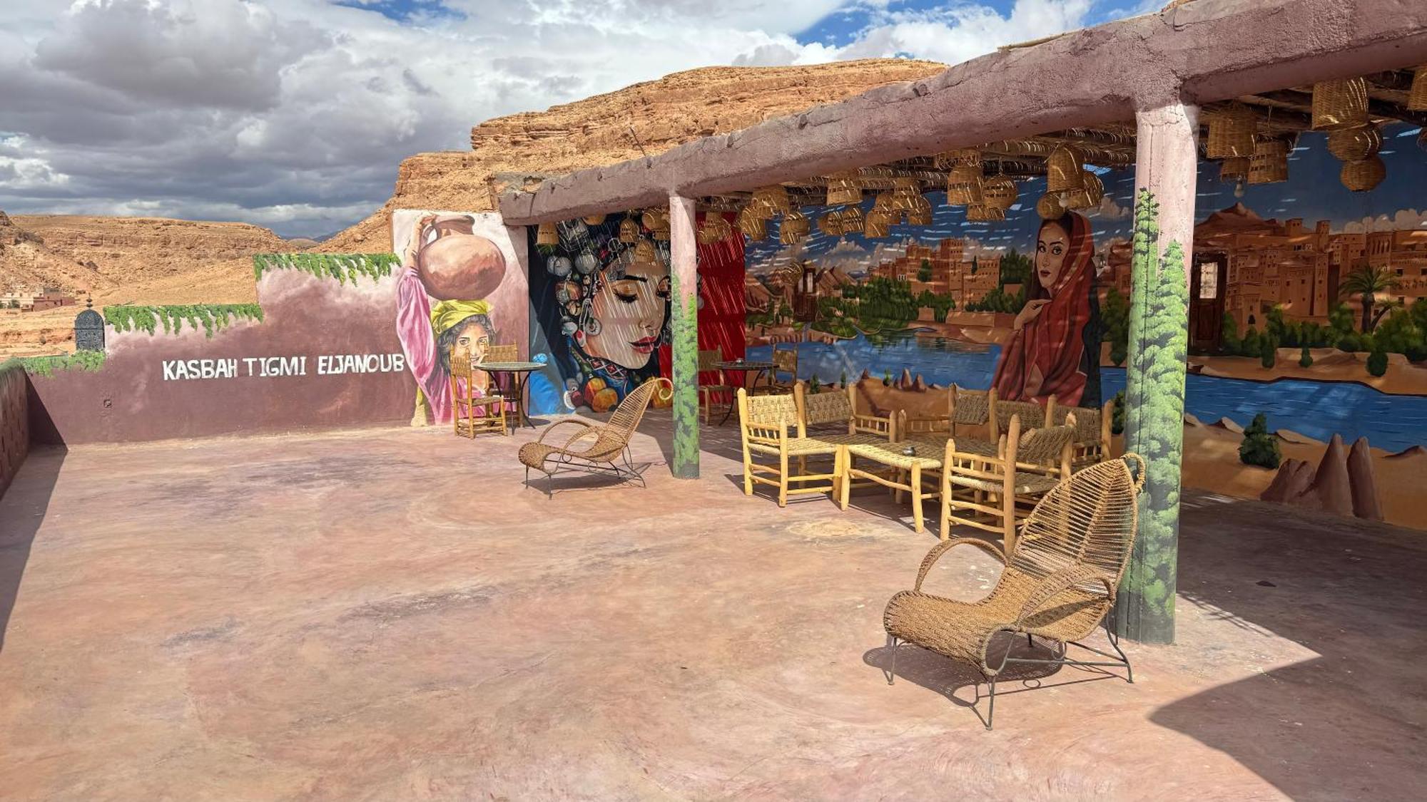 Hotel Kasbah Tigmi El Janoub à Ait Benhaddou Extérieur photo