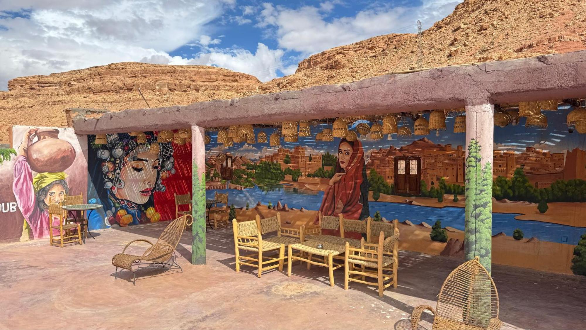 Hotel Kasbah Tigmi El Janoub à Ait Benhaddou Extérieur photo